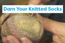How to Darn Your Knitted Socks