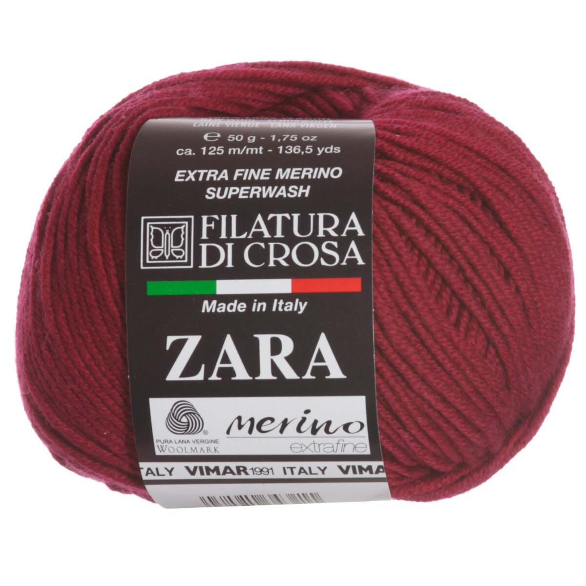 Filatura Di Crosa Zara Yarn - 1493 Crimson