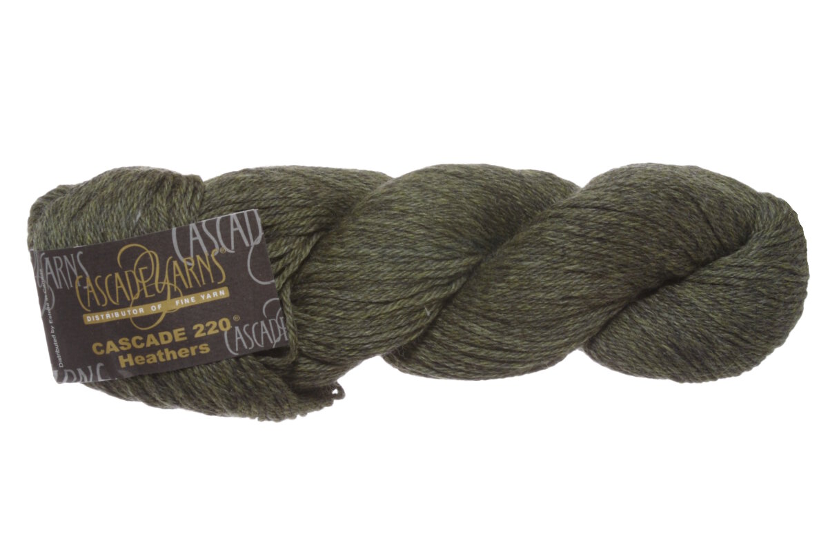 Cascade 220 Heathers Yarn - 2446 Bronzed Green (Discontinued) at Jimmy