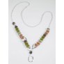 Creative Commodities Bright Beads Necklace - Autumn Leaves