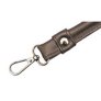 Knitter's Pride Faux Leather Bag Handles - With Hook - Metallic Grey