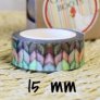 Chicken Boots Knit Print Washi Tape Accessories - 15 mm