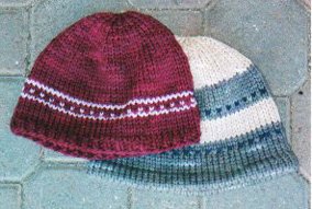Here are the knitted hats!
