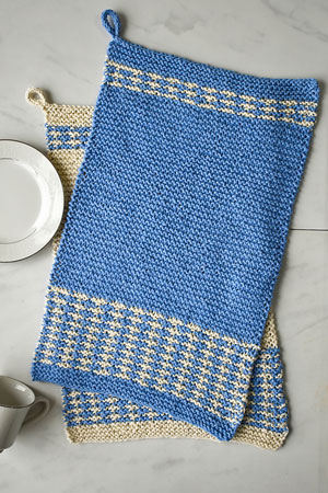 Mosaic Dish Towels Free Pattern