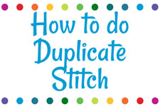 How to do Duplicate Stitch