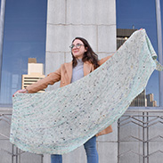 Dotted Ray Shawl