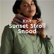 Knit Sunset Stroll Snood