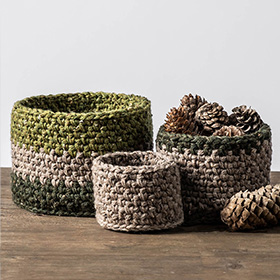 Portage Crochet Baskets