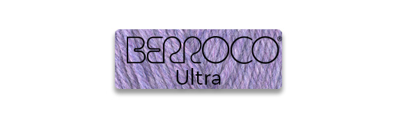 CTA: Berroco Ultra text over a purple skein of yarn