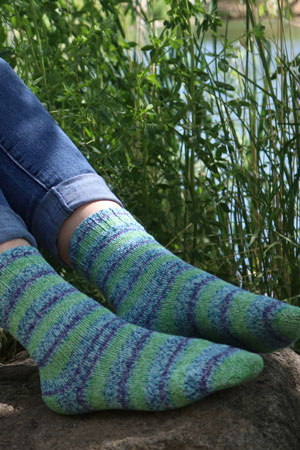 Basic Toe Up Sock Free Pattern