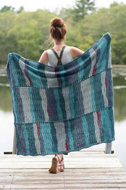 Berroco Remix Crochet Monet's Ocean Blanket Kit