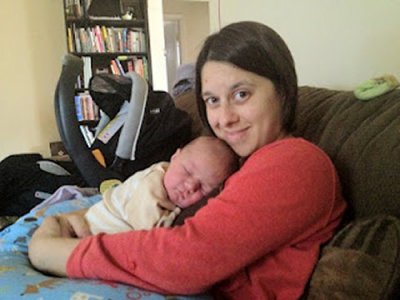 Bethany and baby Penelope
