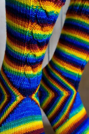 Biscotte Yarns Cheshire Cat Socks Kit