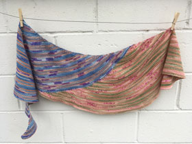 delicious baked yarn club reimu shawl