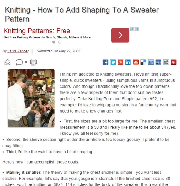 HowToAddShapingToASweater