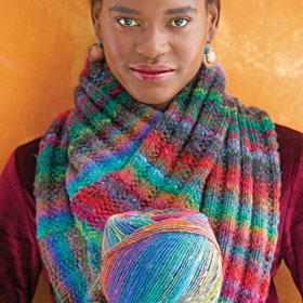 Noro Color Rave Cowl Kit