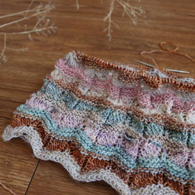 Growth Rings Cowl - Pastel