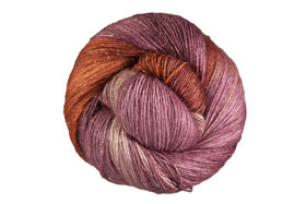 Madelinetosh Tosh Merino Light + Copper yarn Love the Wine You're With