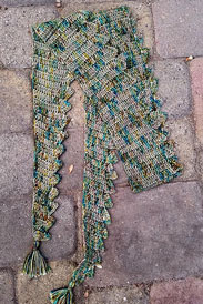 Magpie Fibers Swanky DK Tail of the Dragon Scarf Kit