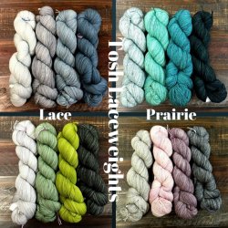 Laceweight Yarns from Madelinetosh
