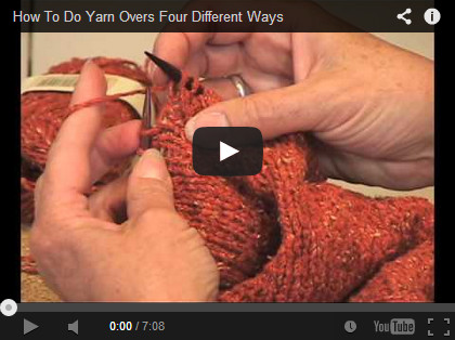 Instructional Video - Yarnovers