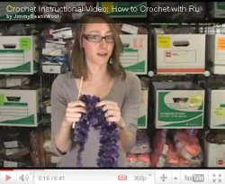 How to Crochet With Ruffle Yarn