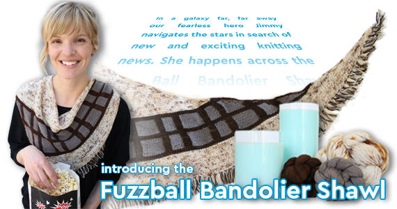 fuzzball shawl