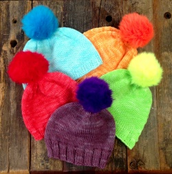 Self-dyed hats
