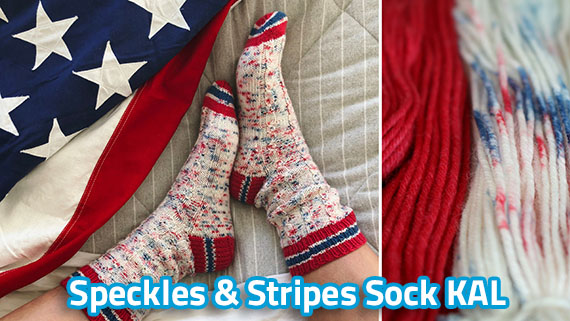 Speckles & Stripes Sock KAL