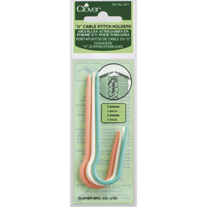 Cable Stitch Holders - U-Shaped Cable Needle by Clover