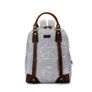 della Q Maker's Canvas Backpack - Light Grey Accessories photo