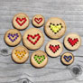 Katrinkles Bamboo Buttons - Heart- 5/8