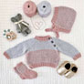Jimmy Beans Wool Tiny Tots Tin - Pink Linen Kits photo