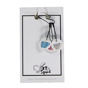 Stitch Markers - Tea Cups by KT and the Squid