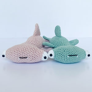 Jimmy Beans Wool Shark Week 2021 - Hammerhead Sharks (crochet)