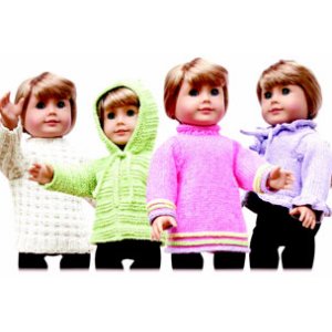 Knitting at Knoon Patterns - 18" Doll Sweaters: One Pattern