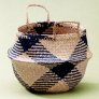 Lantern Moon Rice Baskets - Mini Blue Basket Accessories photo