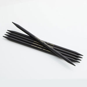 Ebony Double Pointed Needles - US 5 (3.75mm) - 6" by Lantern Moon