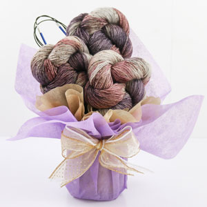 Jimmy Beans Wool Madelinetosh Yarn Bouquets kits Dotted Rays - Wilted