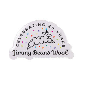Jimmy Beans Wool 20th Anniversary Enamel Pin