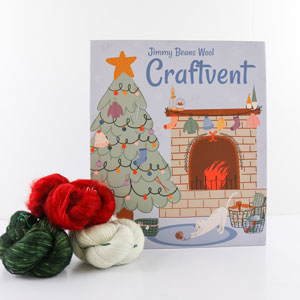 Jimmy Beans Wool Craftvent Calendar kits 2022 - Tiny Trimmings - Home for the Holidays