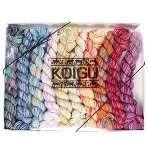 Koigu Pencil Box yarn Changes
