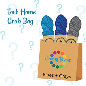 Madelinetosh 3 Skein Mystery Grab Bags kits Home - Blues & Greys