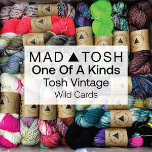 Madelinetosh Tosh Vintage OOAK yarn One of a Kind - Wild Cards