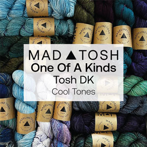Madelinetosh Tosh DK OOAK yarn One of a Kind - Cools