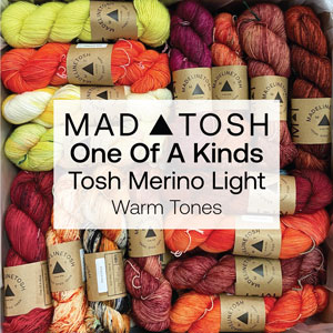 Madelinetosh Tosh Merino Light OOAK yarn One of a Kind - Warms