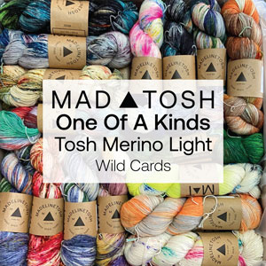 Madelinetosh Tosh Merino Light OOAK yarn One of a Kind - Wild Cards
