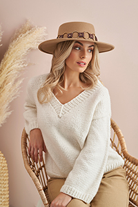 Rowan V Neck Sweater Kit - Women's Pullovers