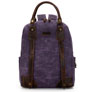 della Q Maker's Canvas Backpack  - Purple
