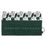 della Q Crochet Roll - 168-2  - Fabric Print Collection - Coffee and Yarn Green (Preorder - Ships October)